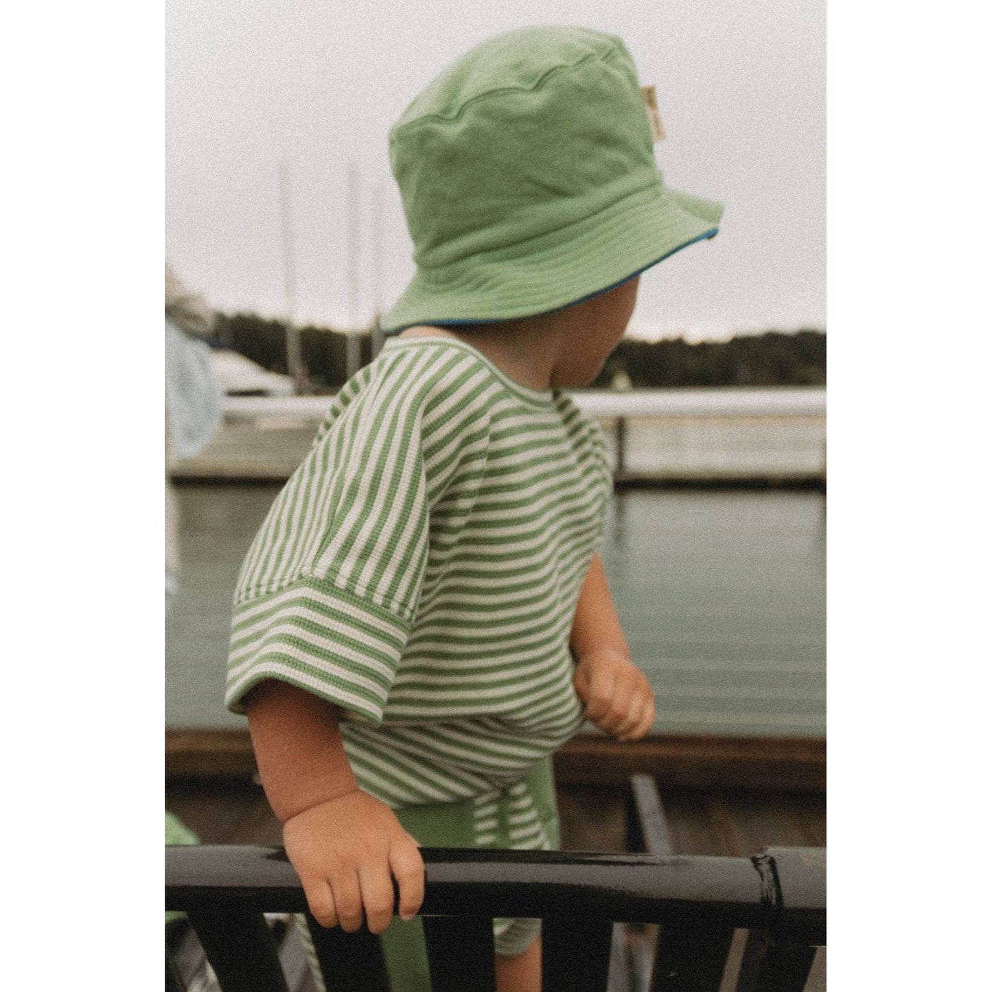 Lennon Set in Aspen Green Stripe