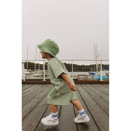 Lennon Set in Aspen Green Stripe