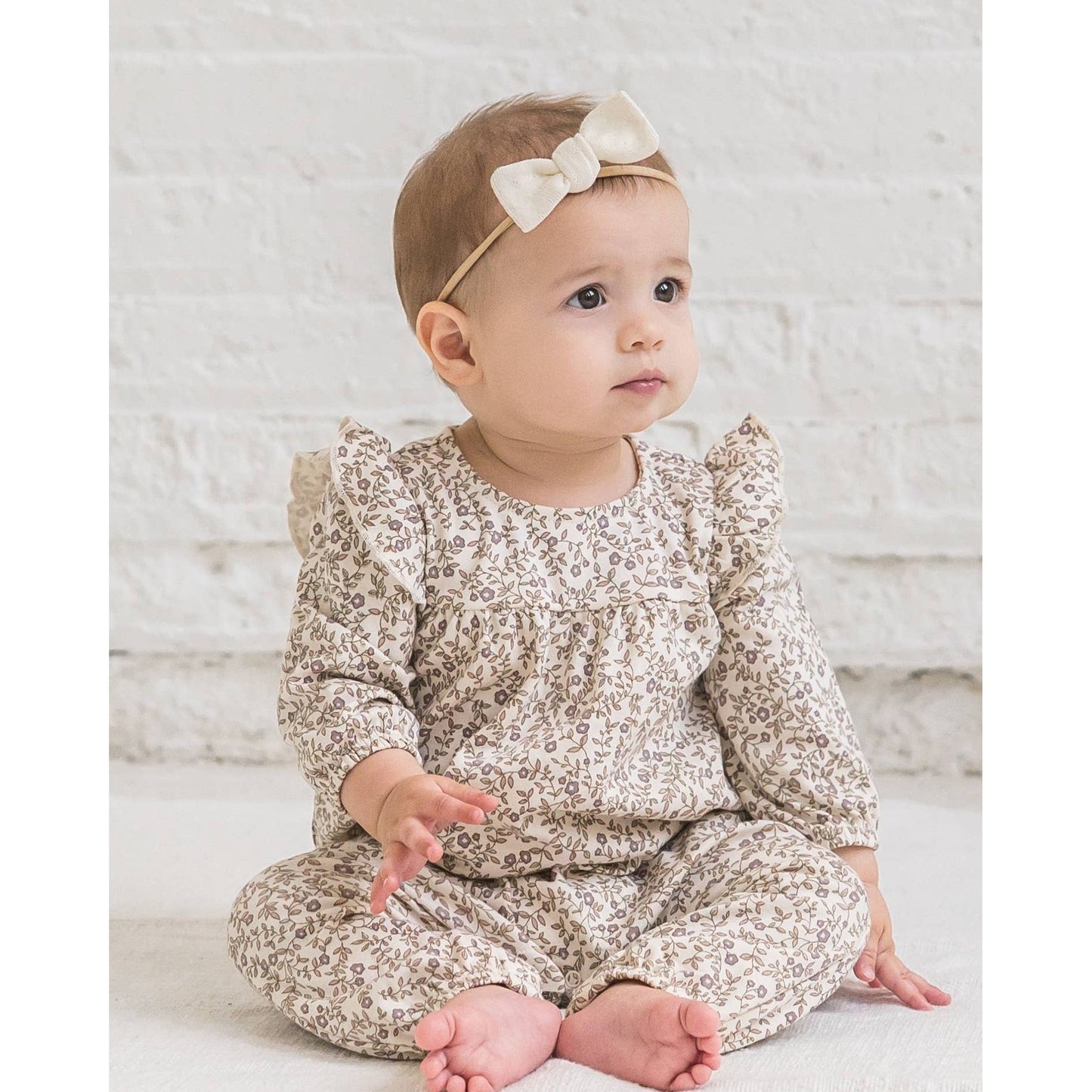 Jine Ruffle Sleeve Romper