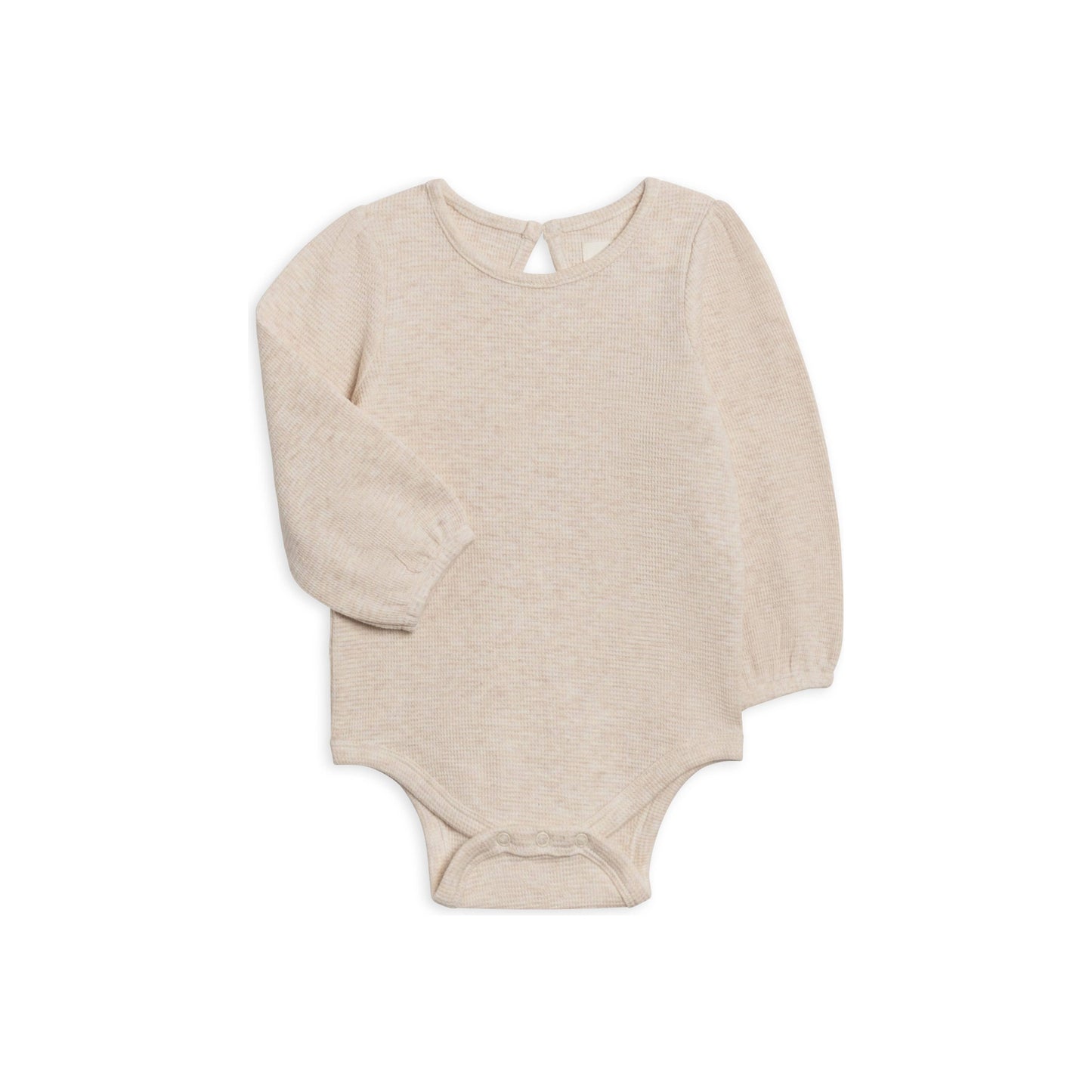 Jill Long Sleeve Bodysuit - Heather Oat