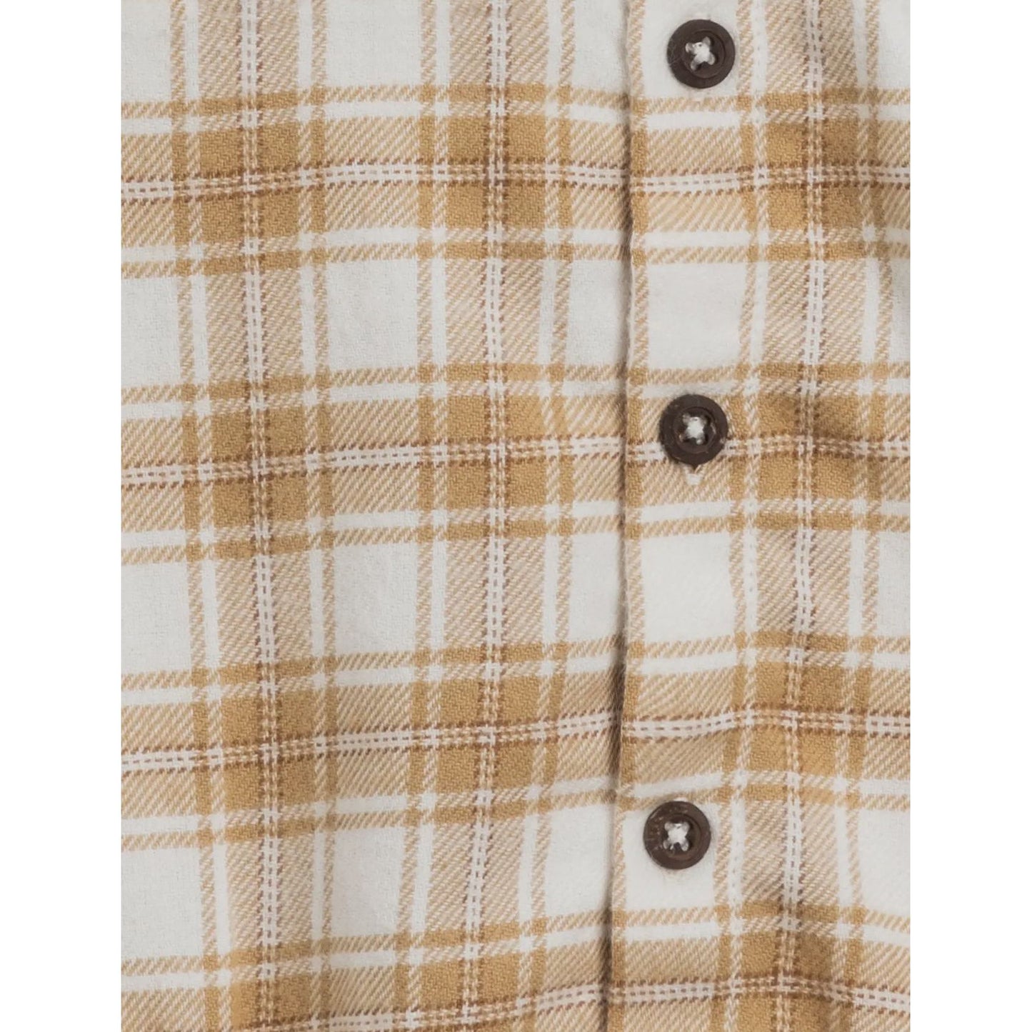 Carson Flannel Collared Button Down Bodysuit