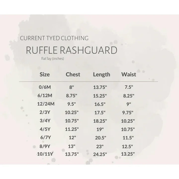 Charlotte Ruffle Rashguard Swimsuit