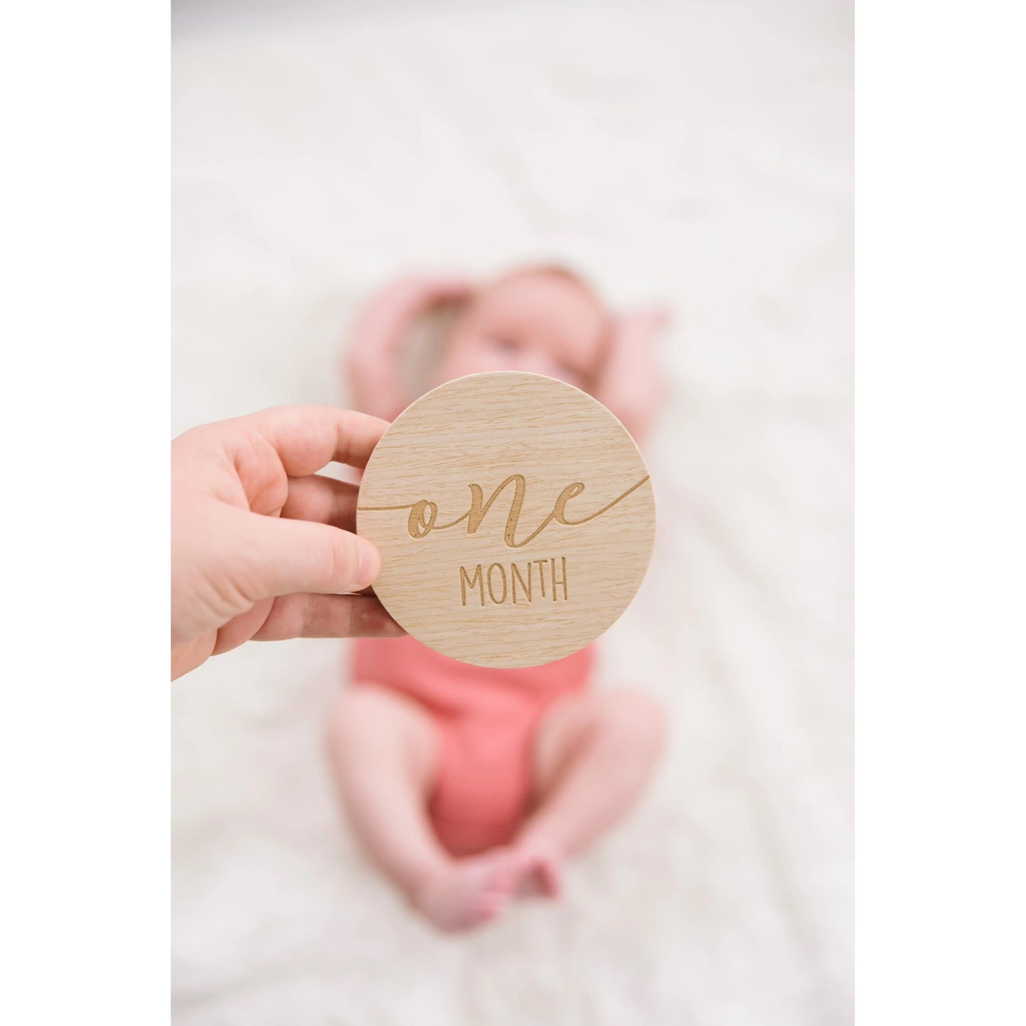 Wooden Reversible Milestone Photo Prop