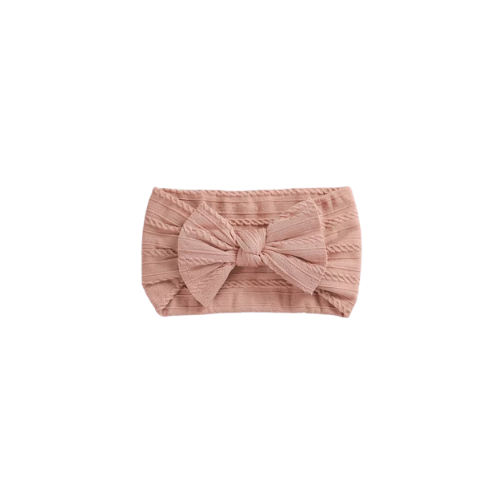 Bow Headband - Taupe