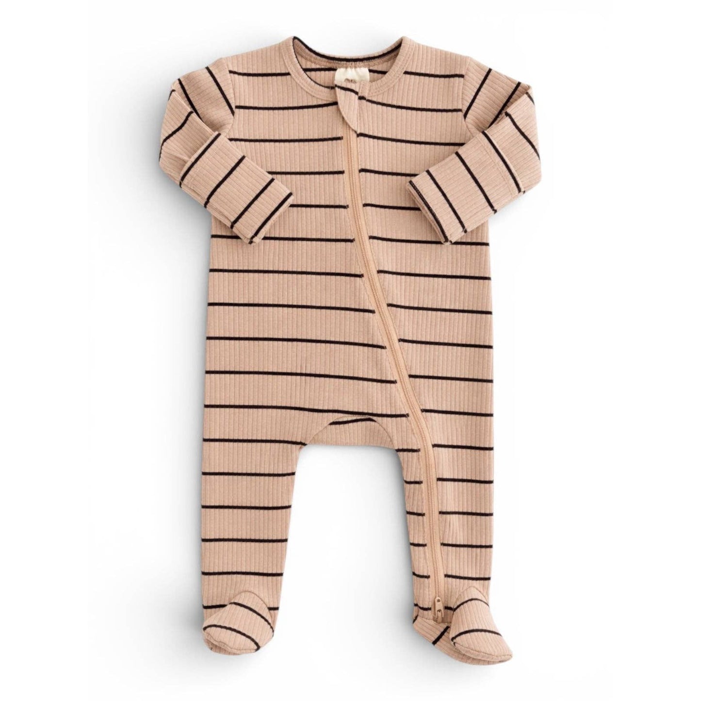 Ribbed Zip Footie