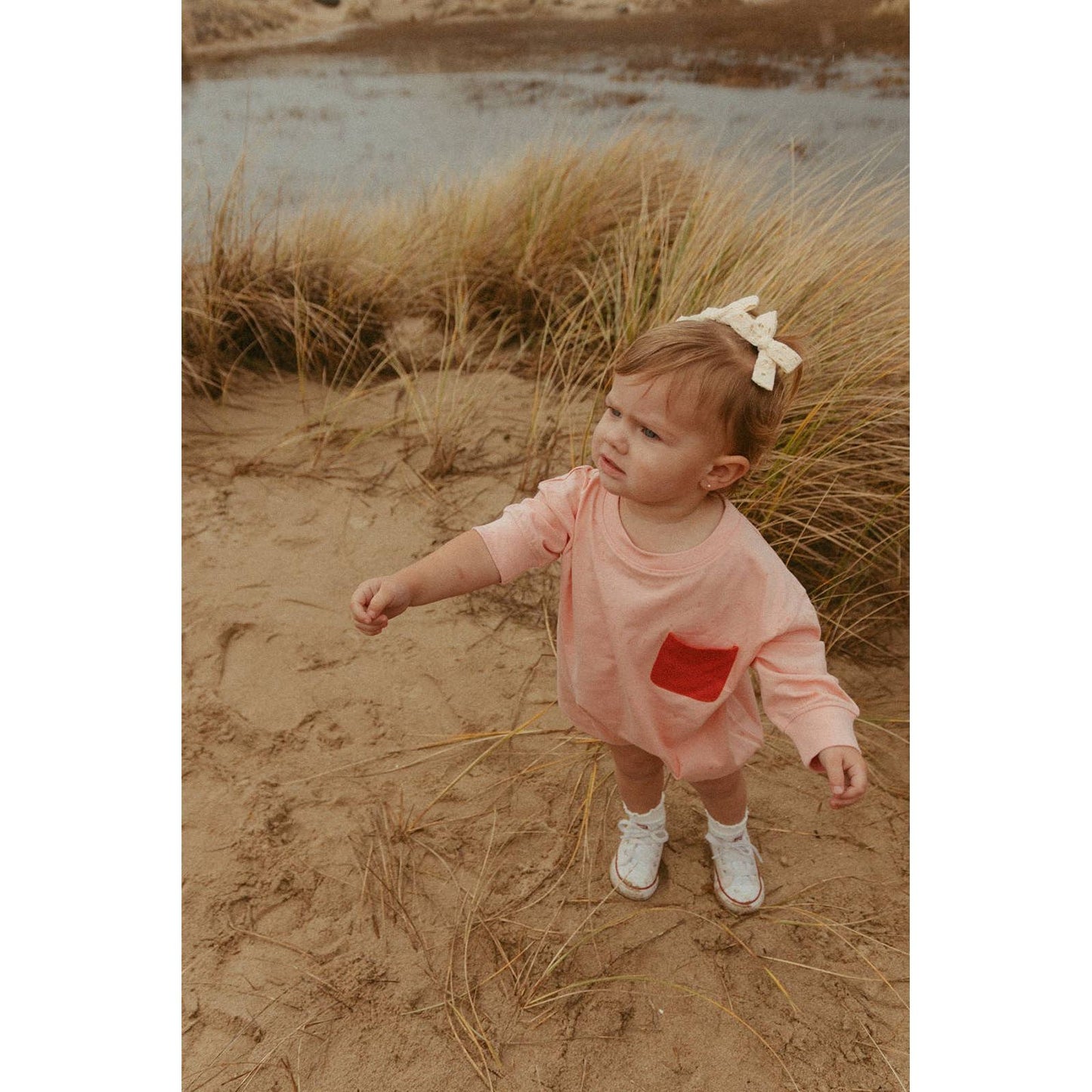 Harley Pocket Romper in Blossom