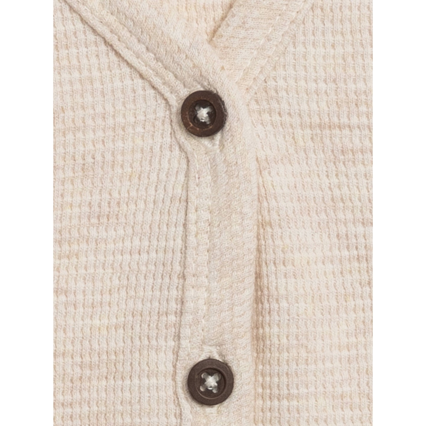 Wells Button Cardigan - Heather Oat