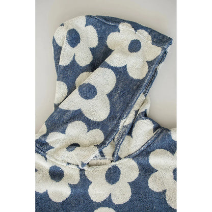 Floral Organic Cotton Beach Poncho