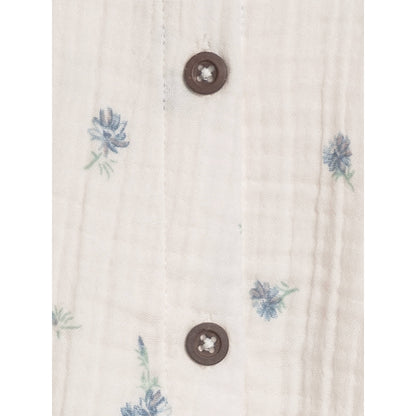 Coco Muslin Button Front Bubble Romper