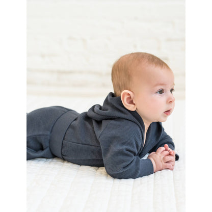 Cole Hooded Bodysuit - Navy