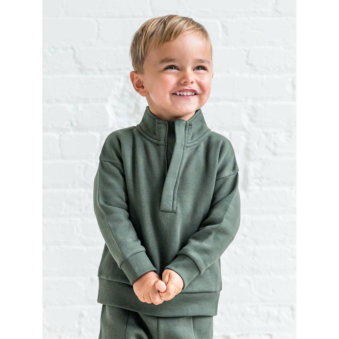 Eunan Fleece Half Zip Pullover