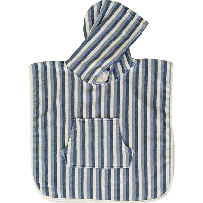 Stripe Organic Cotton Beach Poncho