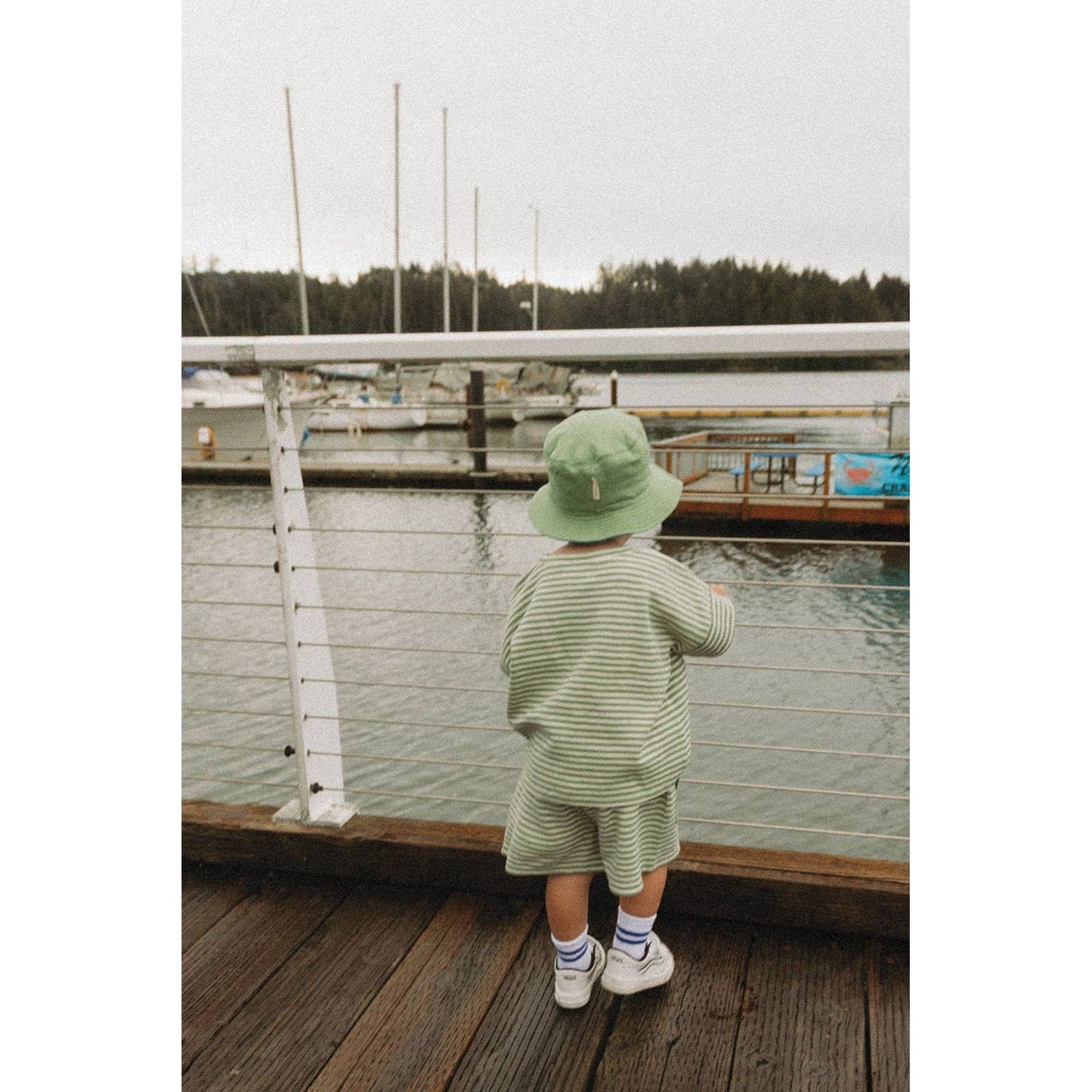 Lennon Set in Aspen Green Stripe