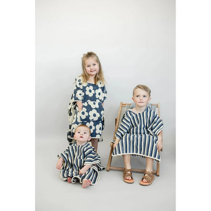 Stripe Organic Cotton Beach Poncho