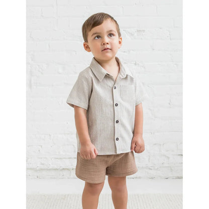 Landon Seersucker Button Down