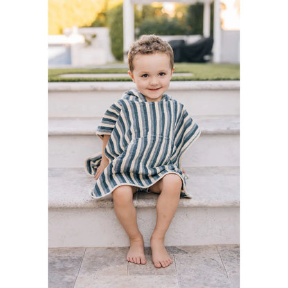 Stripe Organic Cotton Beach Poncho