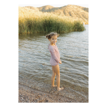 Charlotte Ruffle Rashguard Swimsuit