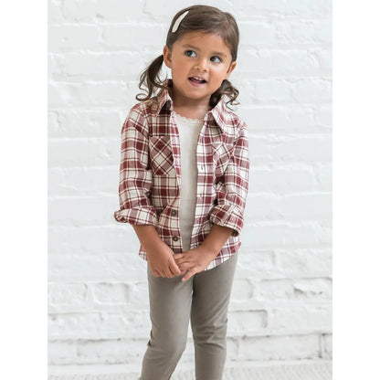 Lev Flannel Long Sleeve Collared Shirt