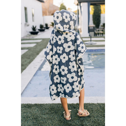 Floral Organic Cotton Beach Poncho