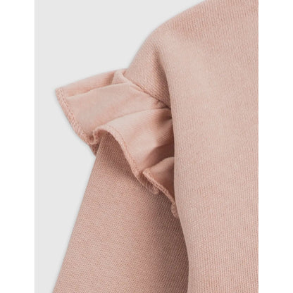 Abbie Fleece Ruffle Sleeve Sweatshirt