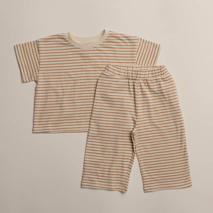 Sawyer Set in Thin Vanilla Ice Stripe