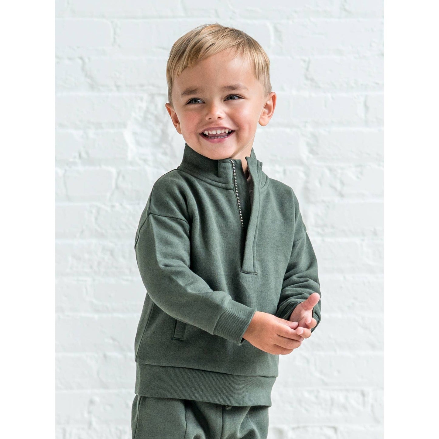 Eunan Fleece Half Zip Pullover