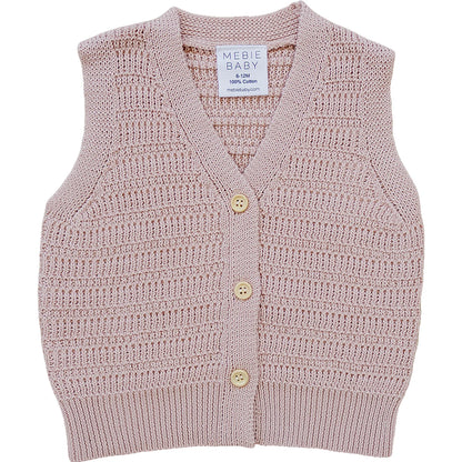 Knit Button Down Vest