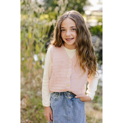 Knit Button Down Vest