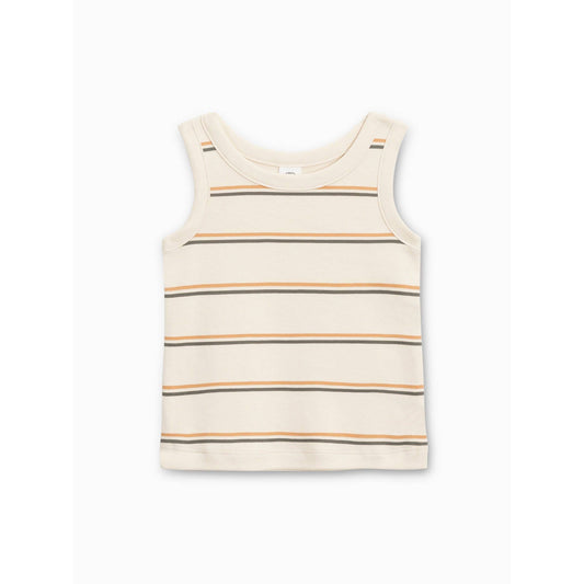 Leni Tank - Zane Stripe / Pewter + Tan