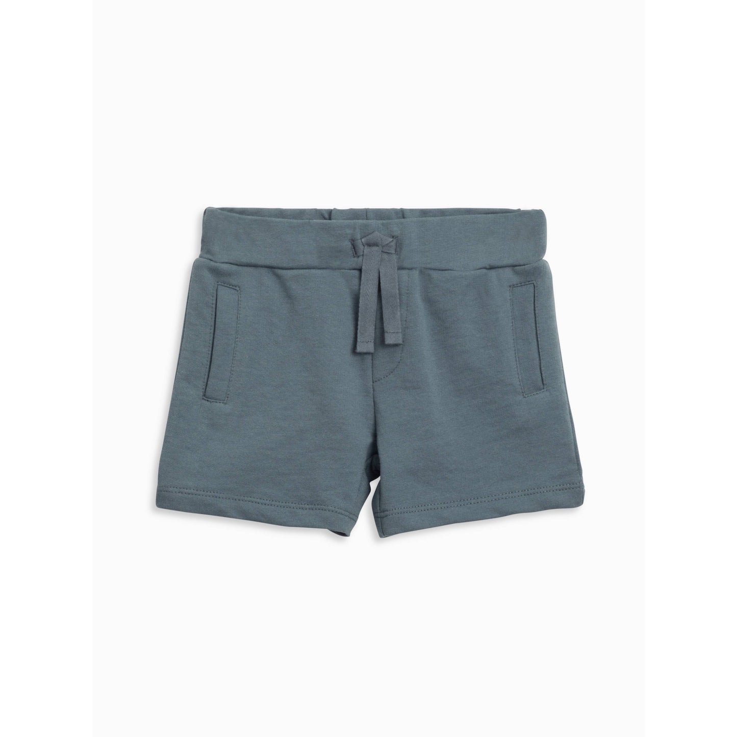 Made from a super soft and lightweight french terry fabric, the Frisco Shorts are bound to be your child's most worn item this summer. They are perfect for all-day play with an elastic waistband and spacious welt pockets for collecting treasures.   Machine Wash Cold.