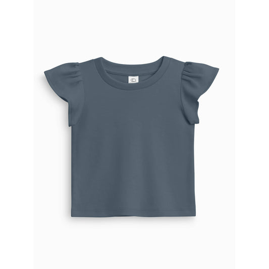 Pearl Petal Sleeve Tee - Harbor