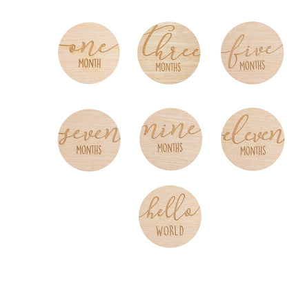 Wooden Reversible Milestone Photo Prop