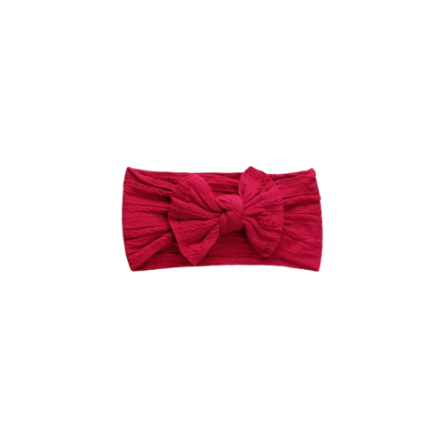 Bow Headband - Red