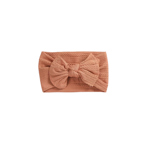 Bow Headband - Coral