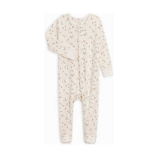 Skylar Pointelle Footed Sleeper - Sadie Floral