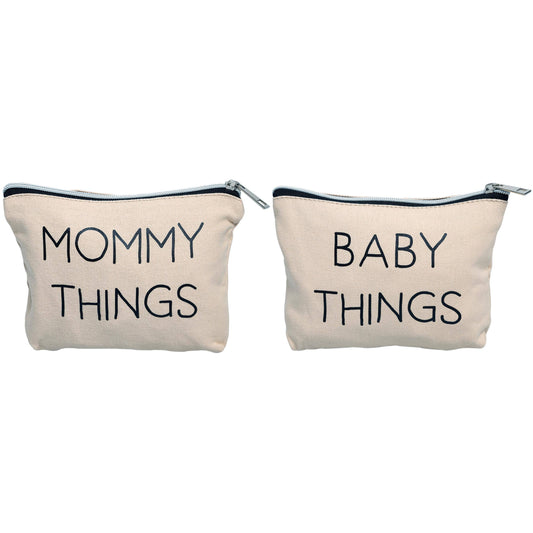 Mommy and Baby Travel Pouches