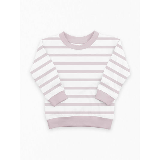 Portland Pullover - Betty Stripe / Lavender